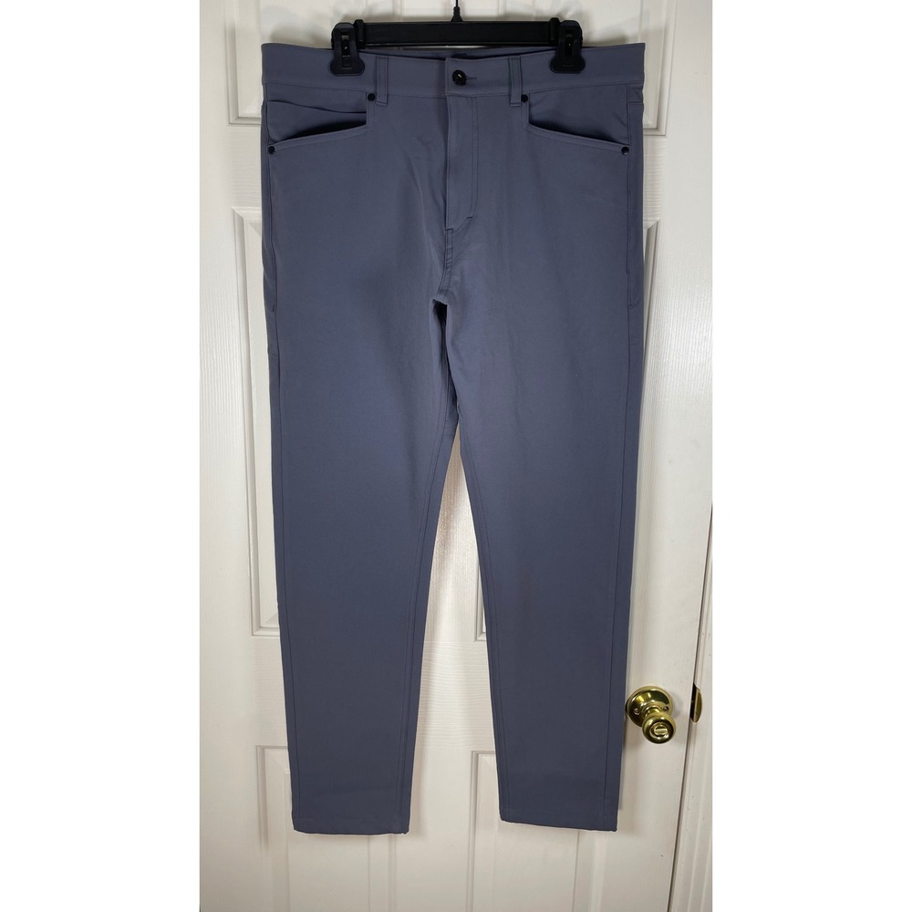 Western Rise Diversion Pants Mens 35 Gray 4-Way Stretch Technical Travel 31" - Picture 2 of 7